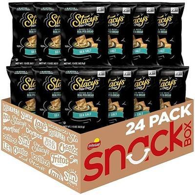 Stacy’s Pita Chips, Sea Salt, No Artificial Colors or Flavors, 1.5 Oz (Pack of 24)