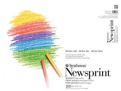Strathmore (25-818 200 Series Newsprint Pad, 18"x24", 100 Sheets