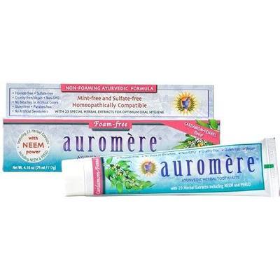 Auromere Ayurvedic Herbal Neem & Clove Toothpaste - Cardamom-Fennel, 1 Pack