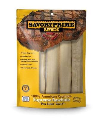 Savory Prime 10-Inch Supreme Retriever Roll White, 4 Pack (991)