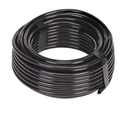 Raindrip 016005P 1/4-Inch Drip Irrigation Supply Tubing, 50-Foot, for Irrigation Drippers, Drip Emitters, and Drip Systems, Black Polyethylene