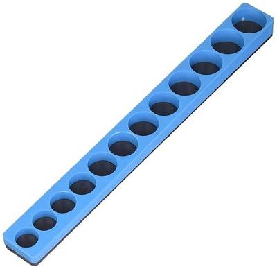 Mechanics Time Saver MTSS3810 Drive Socket Holder (3/8" Blue Magna Caddy 12 Piece Shallow)
