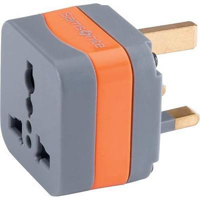Samsonite Grounded Adaptor Plug - United Kingdom, Ireland, Hong Kong, Singapore