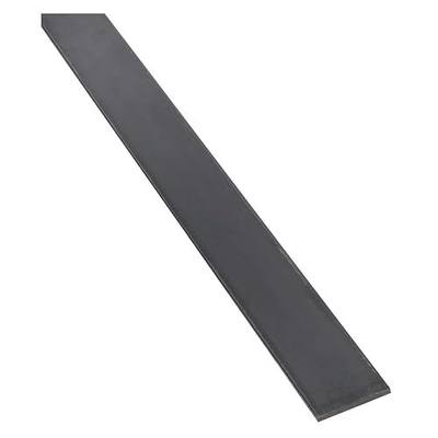 National Hardware Solid Flat Bar, 2" x 48", 3/16 in Thick, Plain Steel | Hot-Rolled ASTM A569 Stock Welds and Drills Cleanly for Braces, Straps, Plates and Frame Repairs