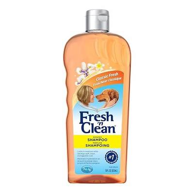 Pet-Ag Fresh ’n Clean Scented Shampoo, Classic Fresh Scent - 18 oz - Moisturizes with Vitamin E & Aloe Vera - Strengthens & Repairs Coats - Soap Free