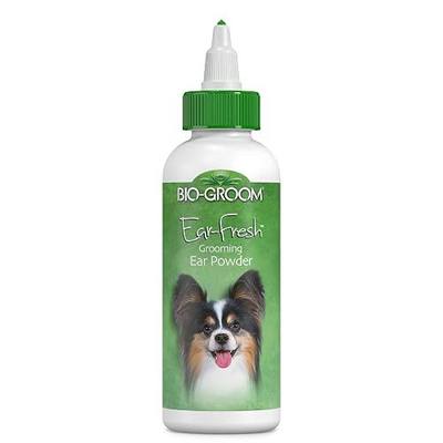 Bio-groom Dog Grooming Ear Fresh Powder - Cat & Dog Ear Cleaner, Bathing Supplies, Puppy Wash, Cruelty-Free, Made in USA - 24 g 1-Pack