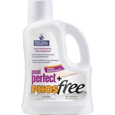 Natural Chemistry Pool Perfect + Phosfree, 3 Liter, Single Pack | Phosphate Remover, Reduces Waterline Rings, Unpleasant Odors & Eye Irritation