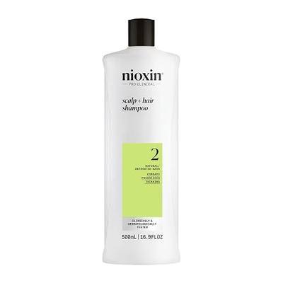 NIOXIN System 2 | Scalp Care | Shampoo | Hair Thickening | For Natural Hair | Scalp Health | For Natural Hair with Progressed Thinning | Cleanse & Boost Hair Density with Niacinamide & Biotin