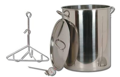 King Kooker 30-Quart Stainless Steel Turkey Pot Package
