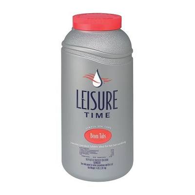 LEISURE TIME 45430A Brom Tabs Bromine Cleanser for Spas and Hot Tubs, 4 lbs