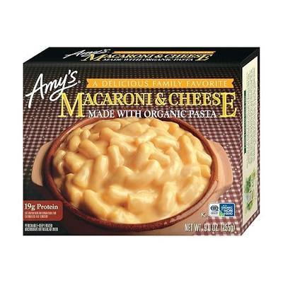 Amy's Frozen Meals, Macaroni and Cheese, Made With Organic Pasta, Microwave Meals, 9 Oz