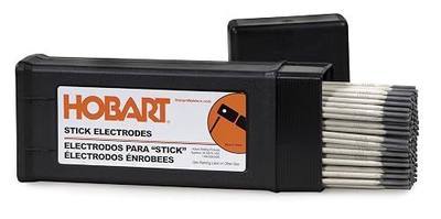 Hobart 770470 6013 Stick, 1/8-10 lb. | Light-to-medium penetration 6013 all-purpose stick; 60,000 PSI; runs AC, DCEP or DCEN