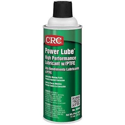 CRC Power Lube Industrial High Performance Lubricant With PTFE, 11 Wt Oz, High Performance Aerosol Lubricant Spray | High-performance formula for high-load applications needing extra pressure resistance, part 03045
