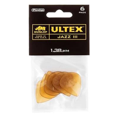 Jim Dunlop Ultex® Jazz III Pick 1.38MM - 6 Pack