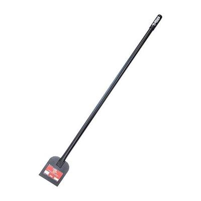 Bully Tools Heavy Duty Ice Scraper - 11-Gauge All Steel Sidewalk Chopper with Extra Long Handle for Thick Snow Removal - Floor Scraper Tool, Flat Head for Snow Clearing - 100% Made in the USA, 58-Inch