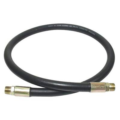 Apache 98398226 3/8" x 24" 2-Wire Hydraulic Hose Male x Male Assembly