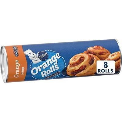 Pillsbury Orange Rolls with Cinnabon Cinnamon and Orange Icing, 8 Ct, 13.9 oz