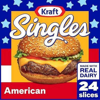 Kraft Singles Slices, 24 ct Pack, American