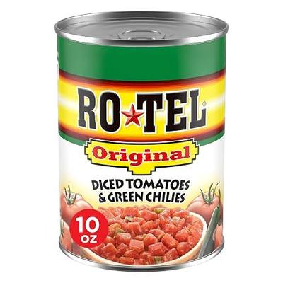 ROTEL Original Diced Tomatoes and Green Chilies, Perfect for Taco & Dip Recipes, 10 oz.
