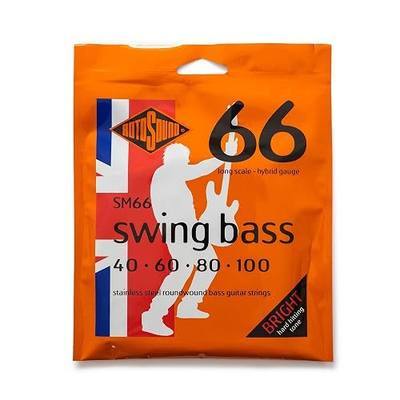 Rotosound SM66 Swing Bass 66 Stainless Steel Hybrid Bass Guitar Strings (40 60 80 100)