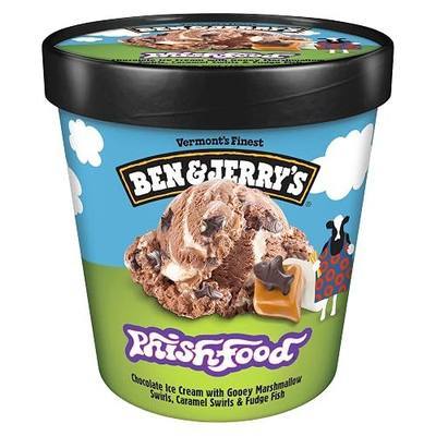 Ben & Jerry's Phish Food Chocolate Ice Cream 16 oz