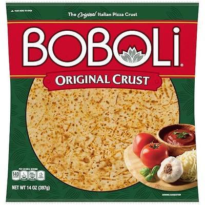 Boboli Original Crust, Plain Pizza Crust, 14 oz Bag
