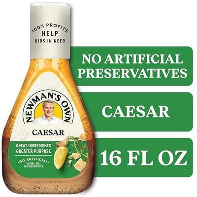 Newman's Own Salad Dressing, Caesar, 16 Fl Oz