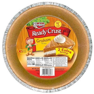 Keebler Ready Crust Keebler Ready Pie Crust, Graham Cracker, Unflavored, 9 Oz