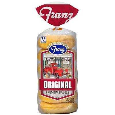 Franz, Soft Plain Bagels, 6ct, 18oz