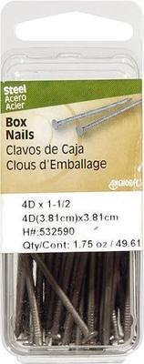 The Hillman Group 532590 Box Nails 4D, 1-1/2-Inch