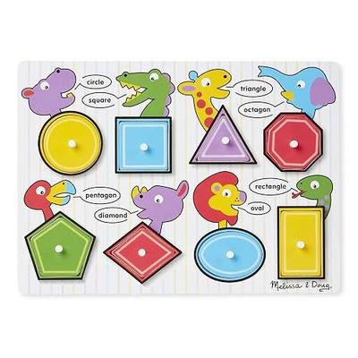 Melissa & Doug Shapes Peg Puzzle