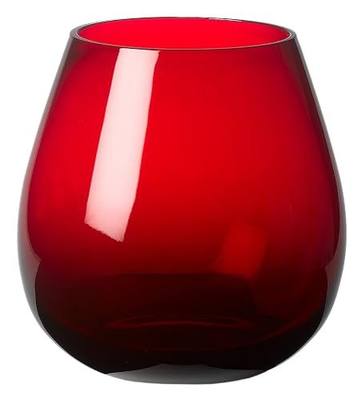 Artland Midnight Rouge Stemless Round, Set of 4