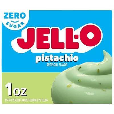 Jell-O Instant Pudding & Pie Filling Mix, Pistachio, 1 oz Box