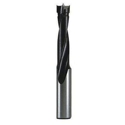 Freud Brad Point Bit, Industrial Carbide Tipped, Right Hand Rotation, Compatible with Wood, Metal, and Composition Materials - 5 mm Diameter, 57.5mm Length, 10mm Shank - BP50057R