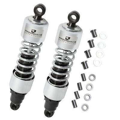 Progressive Suspension 412-4221C Chrome 13" Heavy Duty Low Buck Factory Replacement Rear Suspension Shock