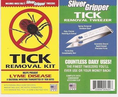 Uncle Bill's Sliver Gripper Tick & Splinter Removal Kit