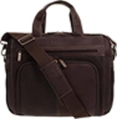 Kenneth Cole REACTION ‘Out of the Bag' Manhattan Colombian Leather 15.6" Laptop Briefcase Travel Business Case Bag