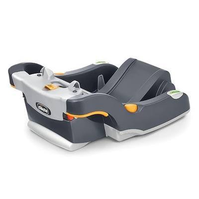 Chicco KeyFit Infant Car Seat Base, Stay-in-Car Rear-Facing Base | Anthracite/Grey, SuperCinch LATCH tightener, ReclineSure leveling foot, bubble levels, fits KeyFit and KeyFit 30 baby seat