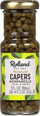 Roland Foods Nonpareille Capers, Specialty Imported Food, 3-Ounce Jar