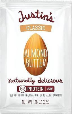 Justins, Almond Butter Classic Squeeze Pack, 1.15 Ounce