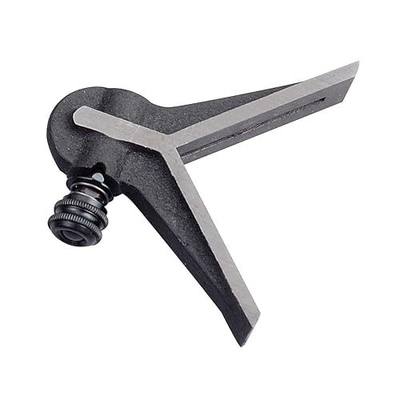 Starrett Center Head Only for 4" Combination Squares | Ideal for Wood Workers and Metal Workers, Black Wrinkle-Finished, Cast Iron Steel Center Head, C11-4