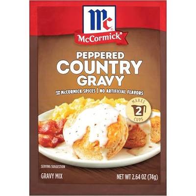 McCormick Peppered Country Gravy Mix, 2.64 oz