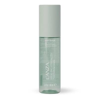L'ANZA Healing Strength Silk Serum Strengthening Hair Treatment, Repairs Damage, UV & Heat Protection, Smooths Split Ends, Adds Glossy Shine, Anti Humidity & Frizz, Color Safe Sulfate Free (3.4 Fl Oz)