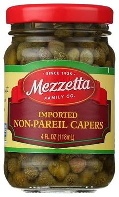 Mezzetta Non-Pareil Capers, Imported Gourmet, 4 Ounce