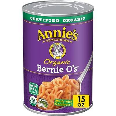 Annie's Organic Bernie O's, Canned Pasta in Tomato and Cheese Sauce, 15 oz