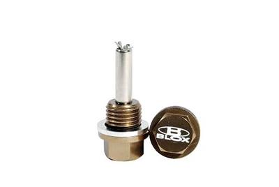 BLOX RACING BXAC-00405-6 Magnetic Oil & Transmission Drain Plug Set - Honda