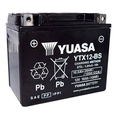 Yuasa YUAM3RH2S YTX12-BS Battery, Multi-Colored