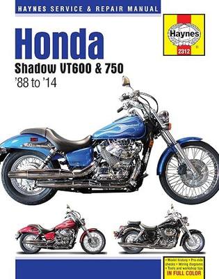 Haynes M2312 Honda Shadow VT600 and VT750 Repair Manual (1988-2014)
