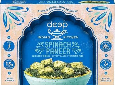 Deep Indian Kitchen, Palak Paneer, 10oz (Frozen)