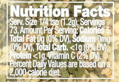 Simply Organic Garlic 'n Herb Certified Organic, 3.1-Ounce Glass Bottle
